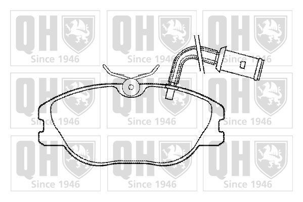 QUINTON HAZELL BP460: Piduriklotsid