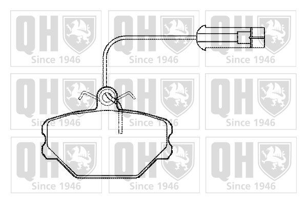 QUINTON HAZELL BP467: Piduriklotsid