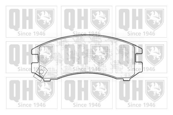 QUINTON HAZELL BP712: Piduriklotsid