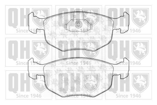 QUINTON HAZELL BP832: Piduriklotsid