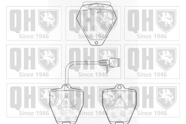 QUINTON HAZELL BP899: Piduriklotsid