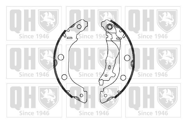 QUINTON HAZELL BS1033: Set saboti frana