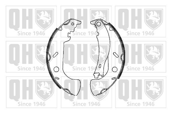 QUINTON HAZELL BS1057: Set saboti frana