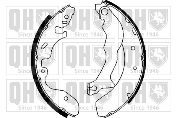 QUINTON HAZELL BS1071: Set saboti frana