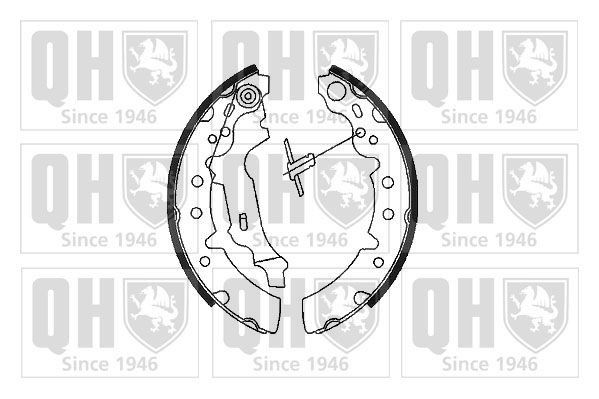 QUINTON HAZELL BS1124: Set saboti frana