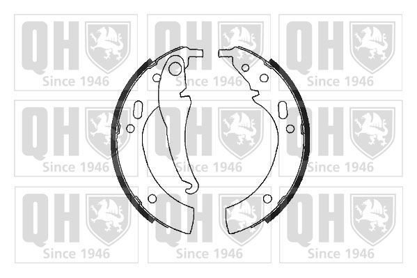 QUINTON HAZELL BS605: Set saboti frana