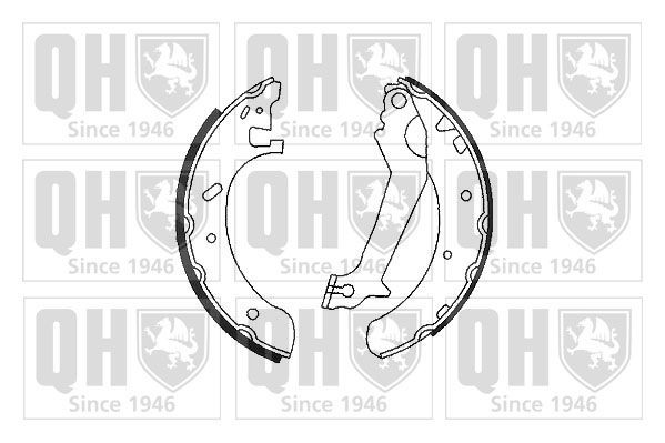 QUINTON HAZELL BS935: Piduriklotside komplekt