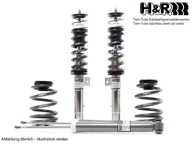 H&R 35431-1: Æassiikomplekt, vedrud / pehmendus Twin-Tube stainless coil over Esisild, Tagasild