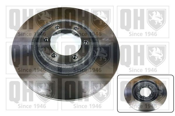 QUINTON HAZELL BDC6107: Disc de frână Ř: 300mm, ventilat, Ř: 300mm