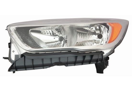 ABAKUS 431-11AGRMLD-EM: Koplamp rechts, H7, H15, W5W, Zonder gloeilamp, Met regelmotor voor LWR