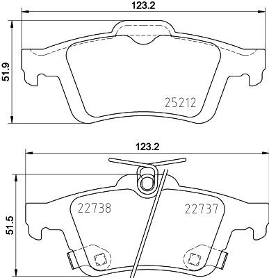 MINTEX MDB4065: Piduriklotsid
