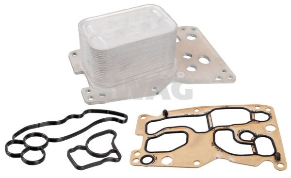 SWAG 20 10 6197: Radiator ulei, ulei motor cu garnituri