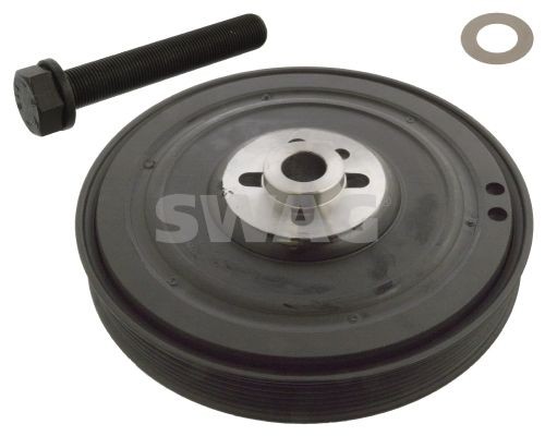 SWAG 30 10 6526: Fulie curea, arbore cotit cu saiba distantier, cu surub