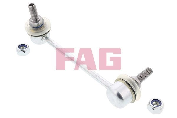 FAG 818 0376 10: Brat / bieleta suspensie, stabilizator Axa fata stanga, 155mm