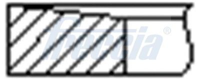 FRECCIA FR10-350700: Jeu de segments de pistons
