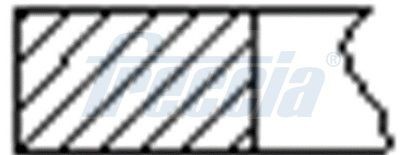 FRECCIA FR10-350900: Kolvirõngakomplekt