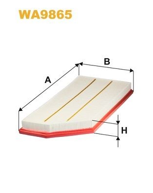 WIX FILTERS WA9865: Gaisa filtrs