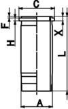 KOLBENSCHMIDT 89936110: Cylinderfoder