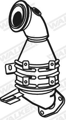 WALKER 28726: Catalizator cu piese componente