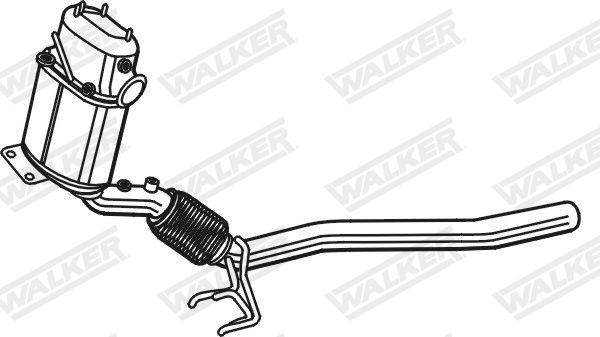 WALKER 93310: Tahmafilter EVO S koos osadega