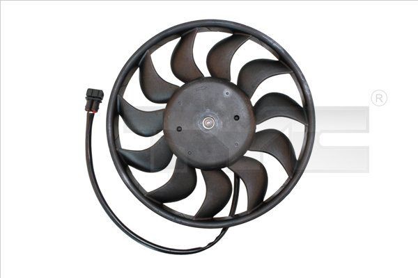TYC 837-0052: Ventilator, radiator 280mm, fara rama aerisire radiator