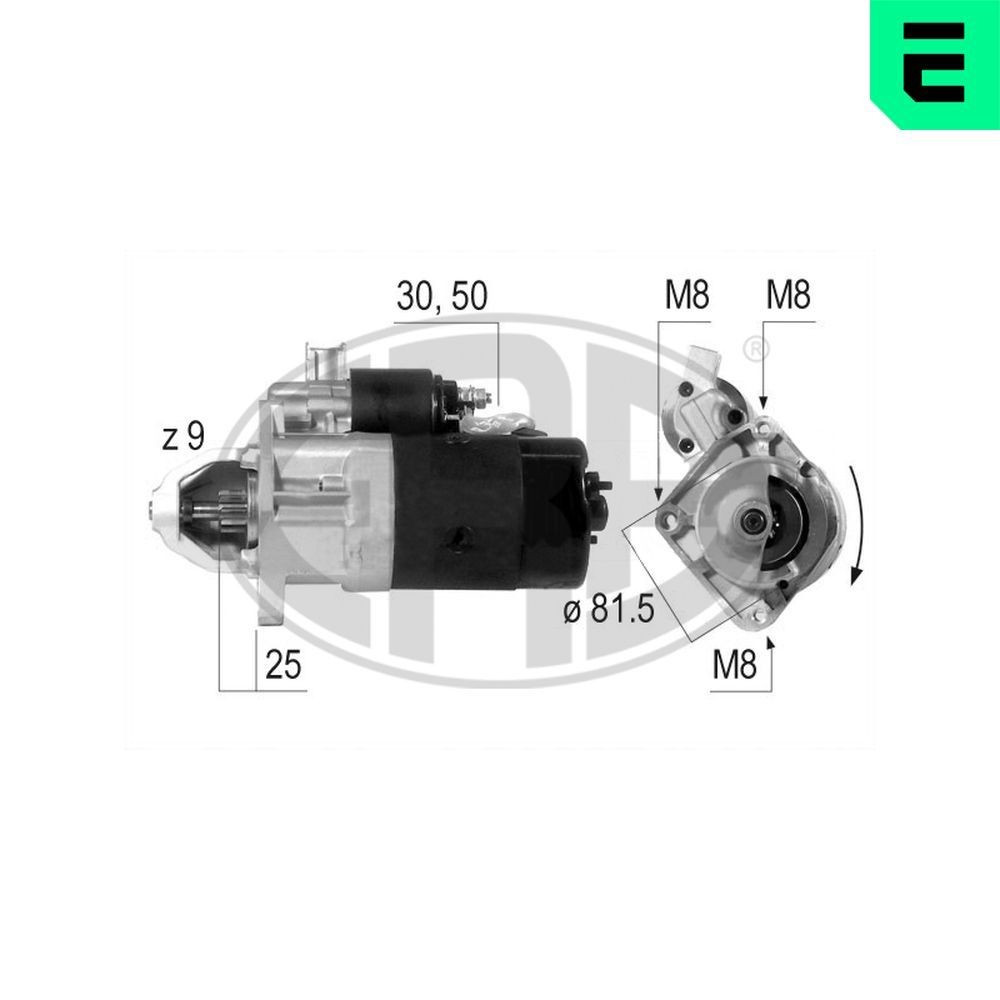 ERA 220145A: Starter 2,2kW