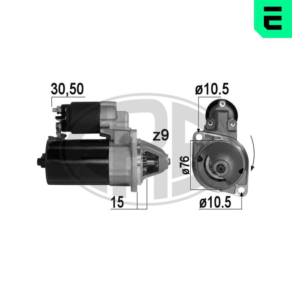 ERA 220812A: Starter 1,1kW