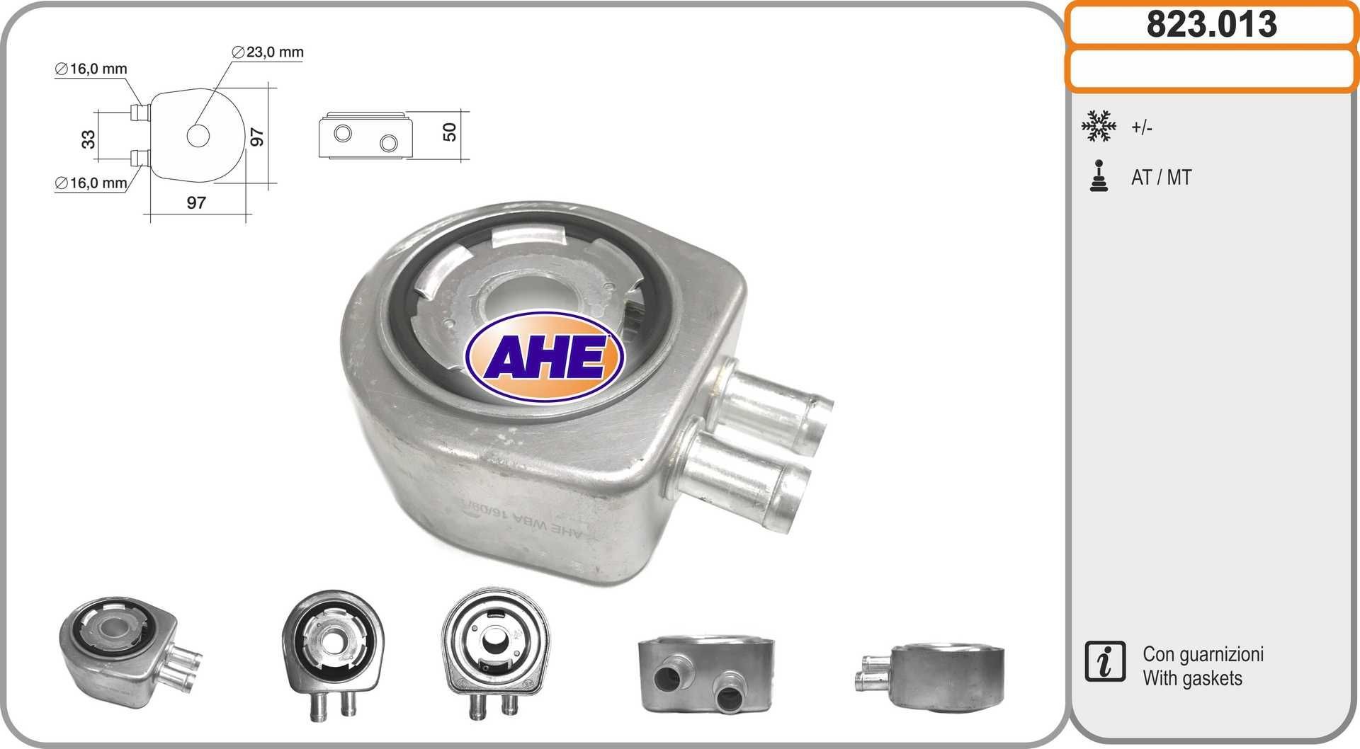 AHE 823.013: Radiator ulei, ulei motor