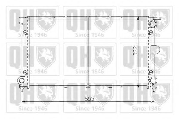 QUINTON HAZELL QER1399: Radiator, racire motor 525-320-34