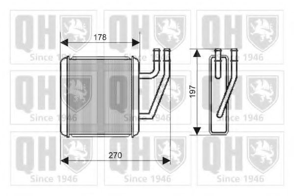 QUINTON HAZELL QHR2190: Varmeapparat register