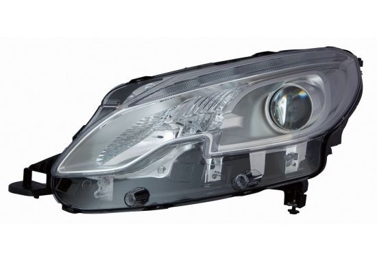 ABAKUS 550-1160R-LD-EM: Esituli paremal, H7/H7, PWY24W, LED, ilma pirnita