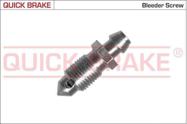 QUICK BRAKE 0016: Õhutuskruvi / -klapp