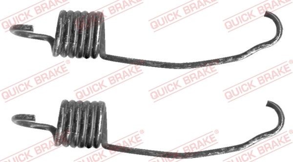 QUICK BRAKE 113-0505: Remondikomplekt, seisupidurihoob(Pidurisadul)
