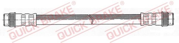 QUICK BRAKE 22.054: Furtun frana 255mm