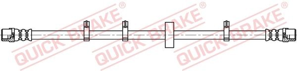 QUICK BRAKE 22.929: Furtun frana 355mm