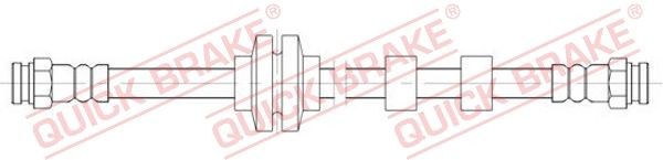 QUICK BRAKE 22.939: Pidurivoolik 352mm