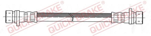 QUICK BRAKE 27.023: Furtun frana 259mm