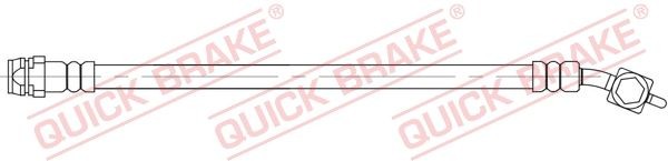 QUICK BRAKE 58.006X: Furtun frana 305mm, cu surub gaurit, cu șaibe suport