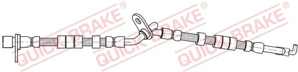 QUICK BRAKE 58.802: Pidurivoolik 550mm