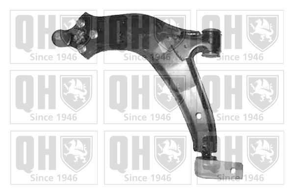 QUINTON HAZELL QSA995S: Brat, suspensie roata cu bucsa de cauciuc, cu articulatie de sarcina/ghidare