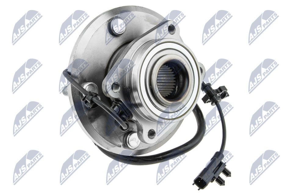 NTY KLT-CH-036: Wiellagerset Achteras, Achteras links, Met wielnaaf