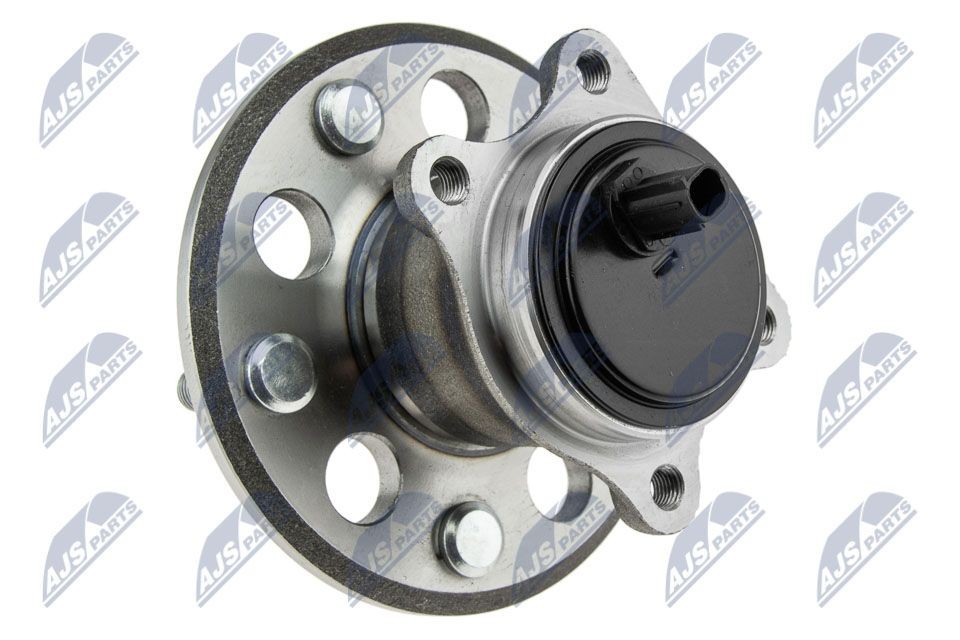 NTY KLT-TY-126: Kit cuscinetto ruota Assale posteriore, Assale posteriore Sx, con mozzo portaruota, con bullone fissaggio ruota, con sensore ABS integrato