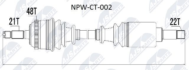 NTY NPW-CT-002: Veovõll esisild vasakul, Esisild