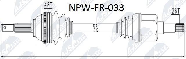 NTY NPW-FR-033: Veovõll esisild vasakul