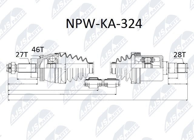 NTY NPW-KA-324: Veovõll esisild paremal