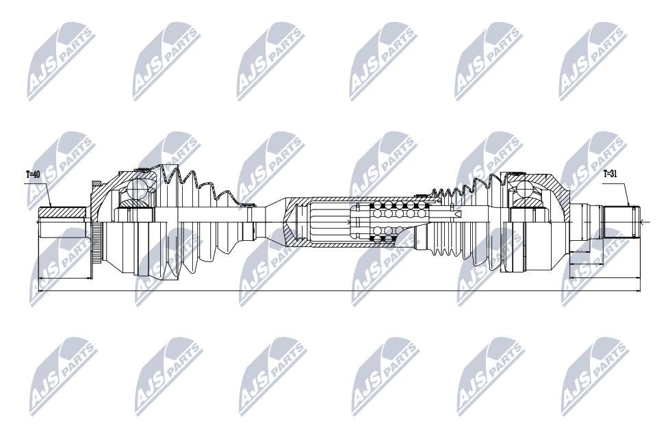 NTY NPW-VV-061: Veovõll esisild vasakul, 556mm