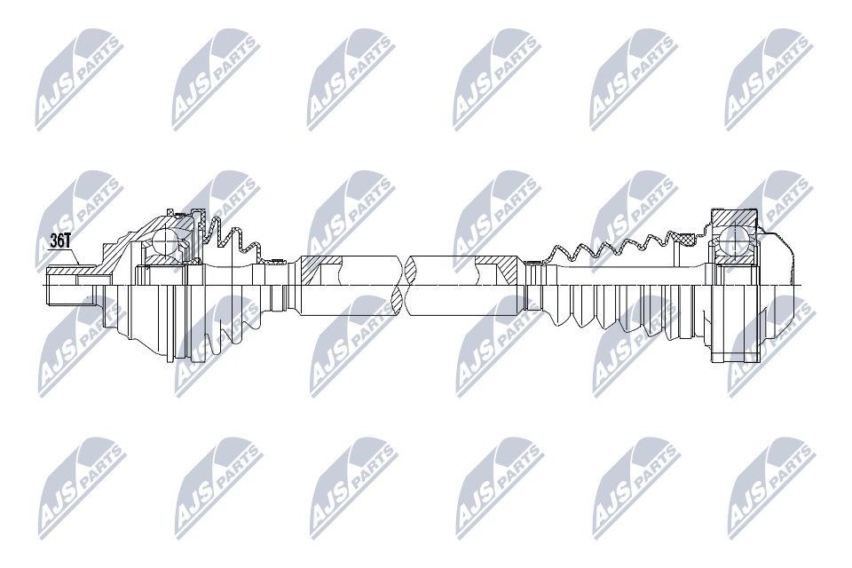 NTY NPW-VW-059: Veovõll esisild paremal, 795mm