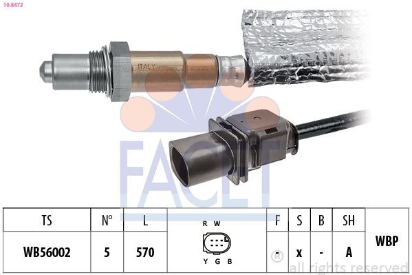FACET 10.8473: Lambda andur Made in Italy - OE Equivalent