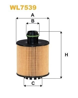 WIX FILTERS WL7539: Eļļas filtrs