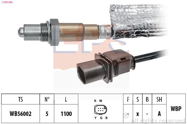 EPS 1.998.489: Lambda andur Made in Italy - OE Equivalent